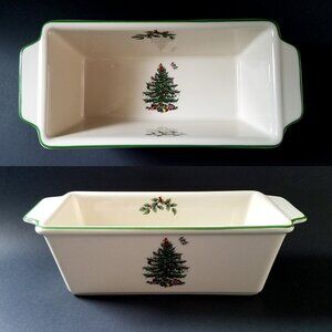 Spode Christmas Tree Loaf Pan